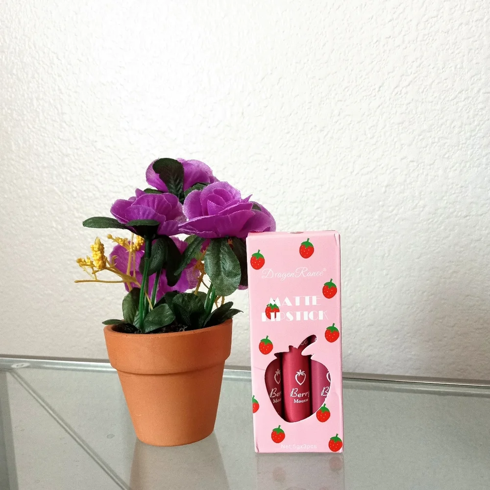 Berry Mousse Matte Lipstick 3 pcs Set